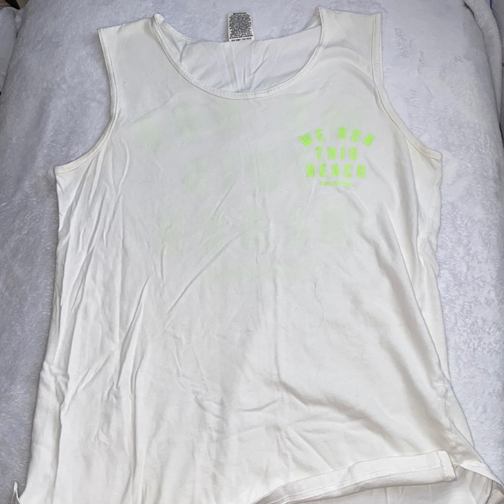 “We Run This Beach” PINK Victoria’s Secret tank